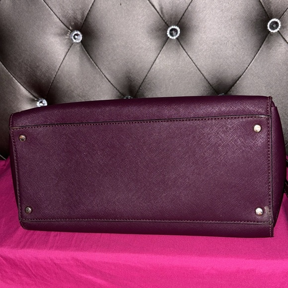Kate Spade Cameron Large Satchel Burgundy - Picture 2 of 7